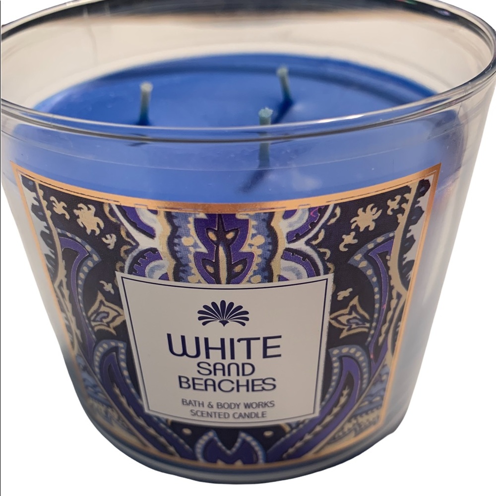 White Sand Beaches Bath & Body Works 3 Wick Candle
